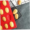 thumbnail image 5 of 20 Holes Cake Mould Tray Silicone Shell Dessert Bakeware Non Stick Tool Red,baking And Cooking Utensils(1pc) Niuniu, 5 of 5