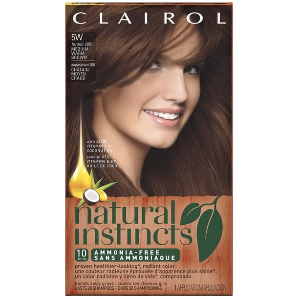 2 Pack - Clairol Natural Instincts Haircolor, Medium Warm ...