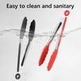thumbnail image 5 of Cooking Tongs For Nonstick, Tongs For Cooking Silicone 7 Inch, Grilling Tongs For Outdoor Grill, Kitchen Salad Tongs, Cooking Durable Rubber Tongs, 5 of 5