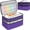 Purple, variant on Medicine Storage Bag,Double Layers Pill Bottle Organizer Bag Empty with Lockable Zipper&Adjustable Divider,Medication Travel Carrying Bag for Pills,Vitamins,Medical Supplies