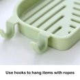 thumbnail image 4 of RKSTN Plastic Faucet Drain Rack Kitchen Sink Sponge Dishwashing Soap Cloth Storage Rack Towel Storage, 4 of 5