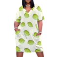 thumbnail image 1 of Limes vestido holgado con bolsillos para mujer vestidos de lujo para verano, 1 of 6