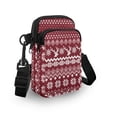 thumbnail image 3 of HELLHERO Adjustable Crossbody Bag Polyester Adjustable Strap Ghost Bow Pattern for Casual Travel Men, Women, 3 of 7