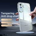 thumbnail image 3 of for Samsung Galaxy A17 5G Case Clear Slim, [Built in Lens Protector] [Non Yellowing] TPU Bumper Transparent Back Hard Shell Shockproof Thin for Men Women for Samsung Galaxy A17 5G, White, 3 of 6