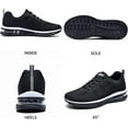 thumbnail image 2 of GOOBON Athletic Running Shoes for Mens Lightweight Breathable Non Slip Air Cushion Tennis Walking Sports Sneakers for Workout Jogging, 2 of 5