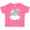 Hot Pink, variant on Uncle's Lil' Dino with Cute Blue Baby Dinosaur Boys or Girls Baby T-Shirt