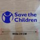 thumbnail image 4 of Parches termoadhesivos con el logotipo del patrocinador de fútbol Save The Children, material de PU, logotipo del patrocinador en el pecho, blanco y negro, 4 of 5