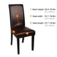 thumbnail image 4 of Fundas para sillas de comedor Billuyoard Protector de silla con funda para silla de comedor de PU Conjuntos de muebles de sala de estar gris, 4 of 6
