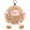 Light Brown, variant on Gray Sheep Stuffed Animal with Soft Plush and Metal Ring,Cute Lamb Design,for Bag Decoration,Stuffed Animal Keychain Toy