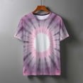 thumbnail image 5 of JTZGDY Womens Sublimation T Shirts Plus Size Tie Dye Bleached Tees Tops Short Sleeve Vintage Crew Neck Tshirts Funny Cute DIY Clothes Multicolor#04 XXL, 5 of 10