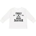 thumbnail image 3 of Inktastic Finally I'm the Big Sister Girls Long Sleeve Toddler T-Shirt, 3 of 5