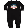 thumbnail image 2 of Inktastic Las Vegas Stays at Grandma's Baby Fleece Romper, 2 of 4