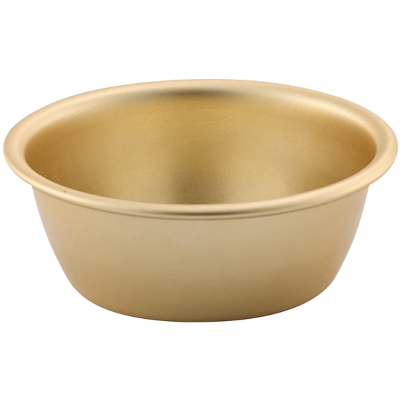 Toyvian Golden Korean Style Wine Bowl - Multi-Function Kitchen Food Serving Bowl for Home and Dining Use