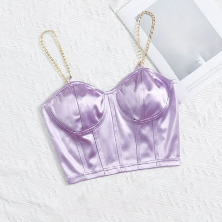Wycnly Summer Saving Clearance Camisole for Women Workout Tops Going out Sexy Silky Satin Corset Spaghetti Strap Tops Cute Solid Sleeveless T Shirts Girls Sleeveless Shirt