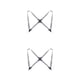 thumbnail image 3 of Qarigey Poliéster Unisex Brace Adultos de moda Portátil Elegante Color sólido Tirantes traseros ajustables con 2 clips Gris Gris 2piezas, 3 of 6