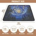 thumbnail image 4 of WOBOGO Starry Night Sky with Fireflies Baby Playmats Extra Large Waterproof Rollable Activity Pads for Toddlers 50×50inch, 4 of 7