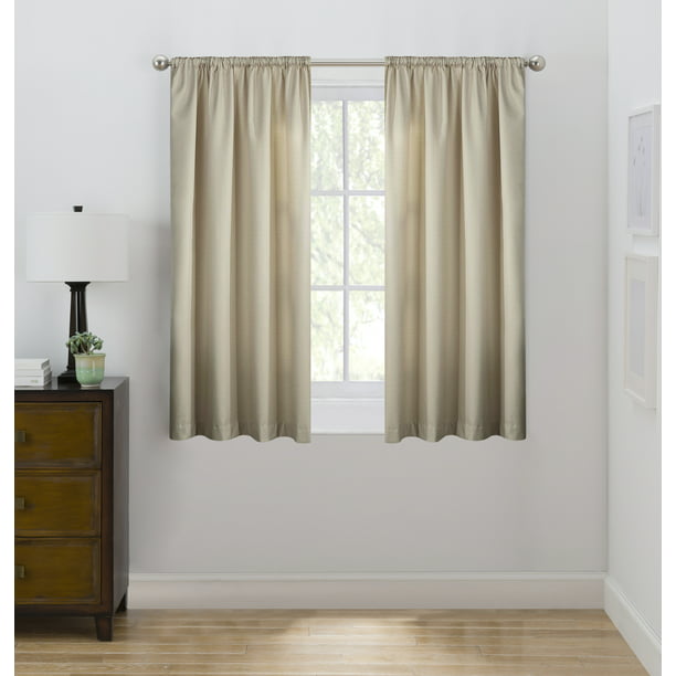 Eclipse Draft Stopper Solid Color Room, Curtain Panel Lengths