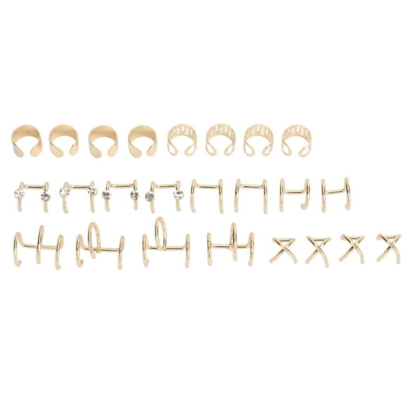 Dochais 48pcs Beard Beads, Non Ear Cuffs with Unique Design. Variety of Styles for Braids, Made From Alloy Material