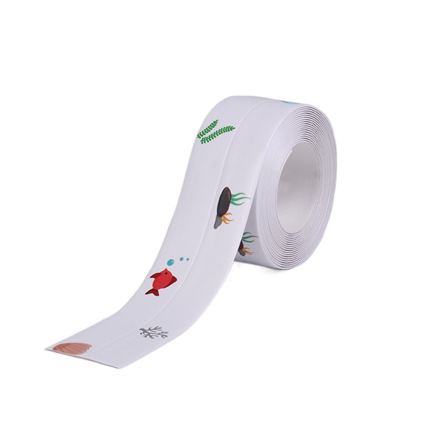 1roll Waterproof Mildewproof Toilet Caulk Strip, SelfAdhesive Sealing