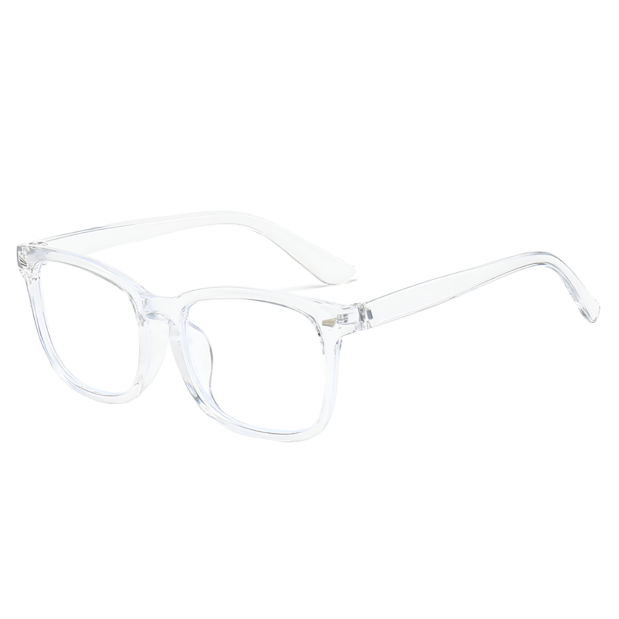 GJX Blue Light Glasses Men Women Transparent Blue Light Blocking Computer Glasses Anti Eyestrain Lightweight Clear Frame