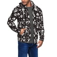 thumbnail image 2 of Naloa Skeleton Men’s Hoodies, Zip up Hoodie, Sweatshirts,Hoodies for Men Sizes S-3XL-X-Large, 2 of 5