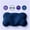 Navy Blue, variant on GEEKLiYun Memory Foam Neck & Shoulder Support Pillow (OEKO-TEX Certified) – Ergonomic Cervical Pillow; Contoured Orthopedic Design Suitable for Side, Back, and Stomach Sleepers