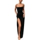 thumbnail image 4 of Vestido maxi sin espalda para mujer, tirantes sin mangas, vestido largo bodycon con abertura dividida, vestido sexy de verano para salir, 4 of 5