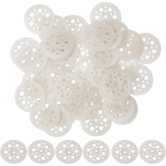 100Pcs Plastic Washers Load Spreading Polypropylene Washers Ceiling Disc for Fixing and Supporting Rigid Foam Insulation Foam Board Load Spreading for Screws Nail 46.5Mm in Diameter