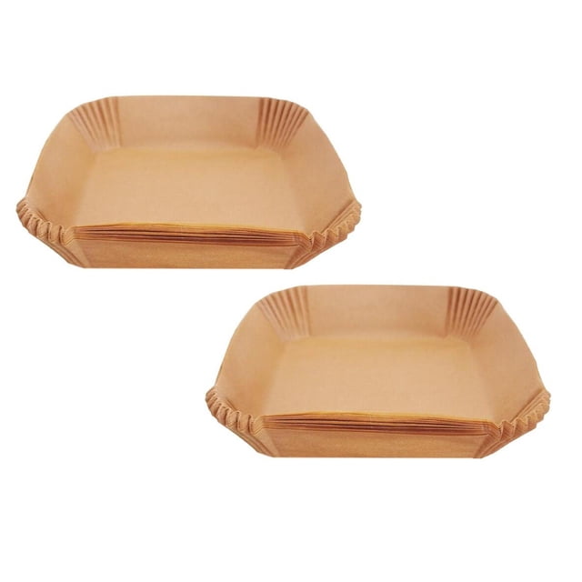 Oleegame 2PC 2022 New Pattern Air Fryer Disposable Paper Liner Food Level Non-stick Pan Oil Paper