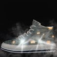 thumbnail image 5 of Rokment Mens High Top Fashion Sneakers Retro Streetwear Casual Ripped Denim Lace up Platform Canvas Walking Flat Tennis Shoes 2026 Light Blue Size 10, 5 of 6
