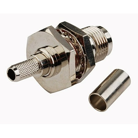 Nut 73b Wire Connector - 2pcs Rf Electronics Wire Terminal Connector Tnc Jack nut O-ring Straight Crimp for Coaxial Cable Rg58 RFC195 Rg400