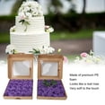 thumbnail image 3 of PE Foam Simulation Flowers, Adjustable Stems No Watering Required Box Packaging for Weddings Parties Home Decor, 3 of 7