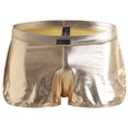 thumbnail image 1 of BJUTIR Mens Underwear Imitation Leather Lacquer Pants Underpants, 1 of 8