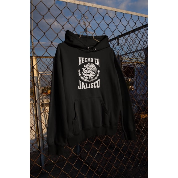 Jalisco Hoodie Sweatshirt For Christmas Gift from Son Aguila Mexican Eagle Hispanic Boyfriend Hecho en Mexico Flag Latino Fathers Day Cholo