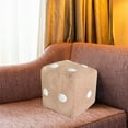 thumbnail image 5 of Staron under $5! Plush Dice Pillow, 20x20cm Soft Cube Cushion with Wool Fabric, Decorative Throw Pillow for Sofa Bedroom Gaming Room, 5 of 7