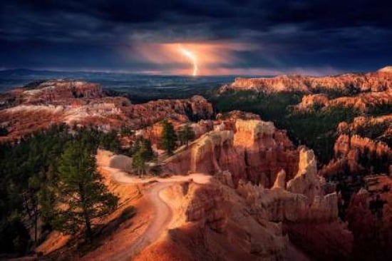 Lightning Over Bryc