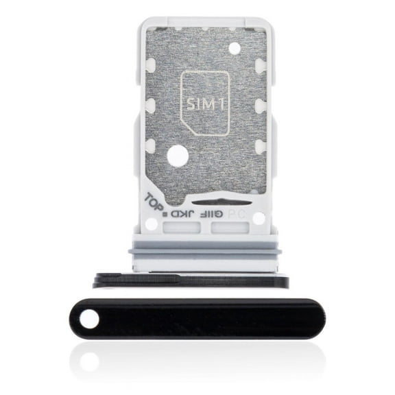 Replacement Dual Sim Card Tray For Samsung Galaxy S21 Ultra - Phantom Black
