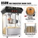 thumbnail image 4 of Máquina para hacer palomitas VEVOR de 850 W, hervidor de 226 ml (8 oz), 48 tazas por tanda, para encimera con vidrio templado, incluye 4 palas, estilo cine, color negro, 4 of 9