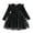 Black, variant on Tkrady Dress for Girls Autumn Winter New Long Sleeve Mesh Sparkly Cute Tutu Dresses, Sizes 1-6 Years