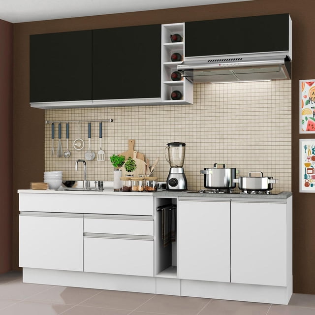 Cocina Integral Completa Modular Madesa Parma 220cm BN 02