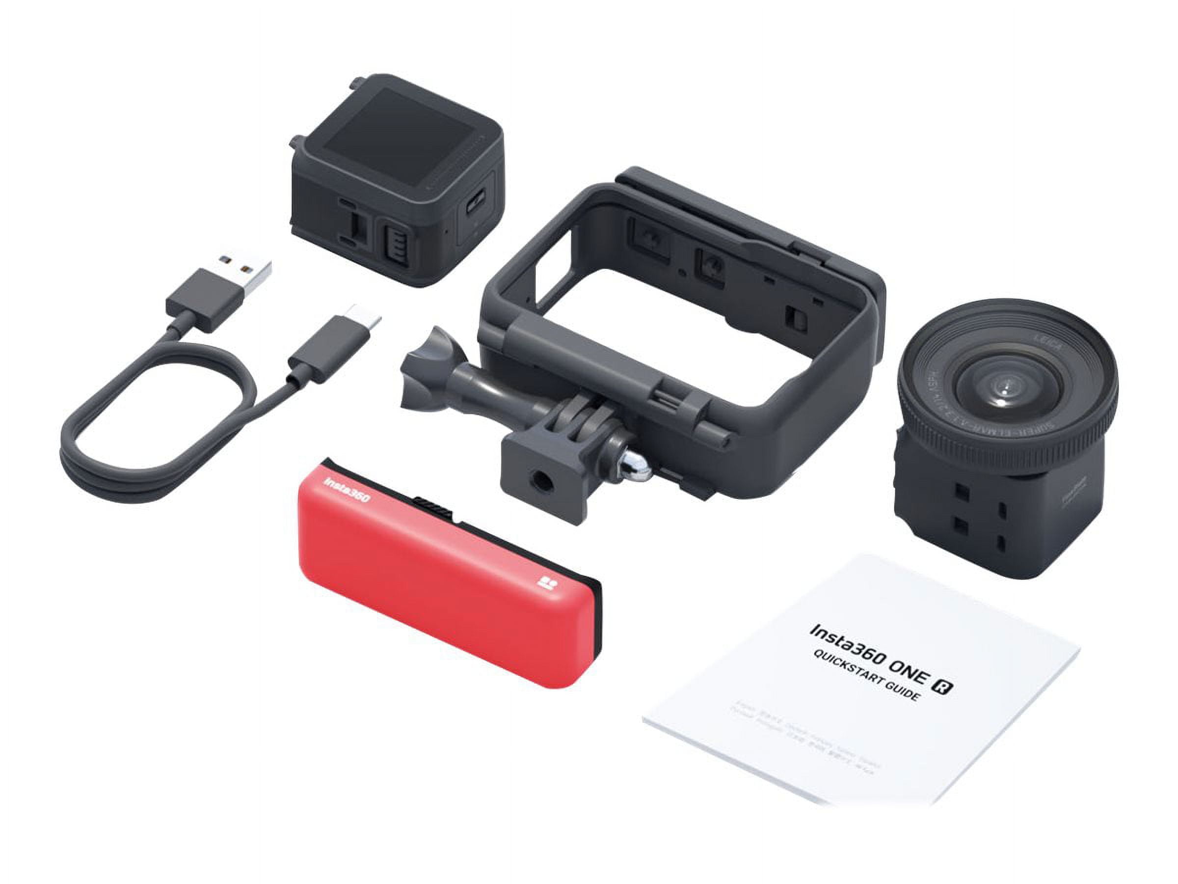Insta360 ONE R 1-Inch Edition - 5.3K Action Camcorder - 19 MP, Wi 