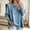 D-Light blue, variant on Womens Denim Shirt Washed Cotton Chambray Button Down with Chest Pocket for Fall or Everyday Wear,Blue L