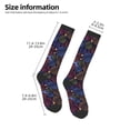 thumbnail image 5 of Easygdp Colorful Shells Soccer Socks Sport Knee High Socks Calf Compression Athletic Socks for Men and Women, 5 of 9