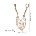thumbnail image 3 of Sac Fourre-Tout en Maille Réutilisable Tissé avec Corde de Chanvre pour Fruits Légumes 1 Ensemble Sac en Filet, 3 of 8