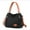 Black, variant on Canvas Tote Bag for Women，Overnight Carry-on Duffel Shoulder Bag, Big Opening Teacher Bag Black