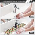 thumbnail image 5 of Coolnut 2 Pack Faucet Mat Splash Guard for Kitchen Sink, Cute Strawberries 14x5 Inch Super Absorbent Microfiber Sink Protector Mat, Kitchen Sink Mat Machine Washable Kitchen Sink Accessories, 5 of 7