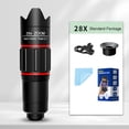 thumbnail image 4 of NARABB Monocular Telescope 28x Mobile Phone Telephoto Lens Low Light Night Vision Suitable For Concerts Competitions Mobile Phone Photography, 4 of 9