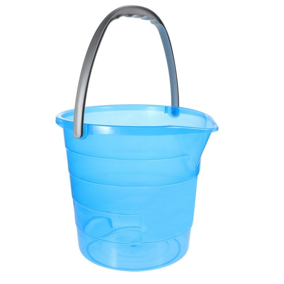HONMEET 12L Plastic Bucket for Car Washing, Utility Bucket for Cleaning and Household Use