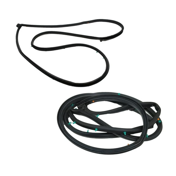 Smart Choice Store Genuine OEM 821302V000 821402V000 Front Door Weatherstrip LEFT   RIGHT Set for Hyundai Veloster