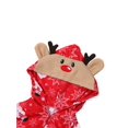 thumbnail image 6 of GRNSHTS Matching Family Christmas Pajamas Sets Funny Cute Cartoon Snowman Printed Hooded Jumpsuit One Piece Sleepwear Set (Mom,M), 6 of 6